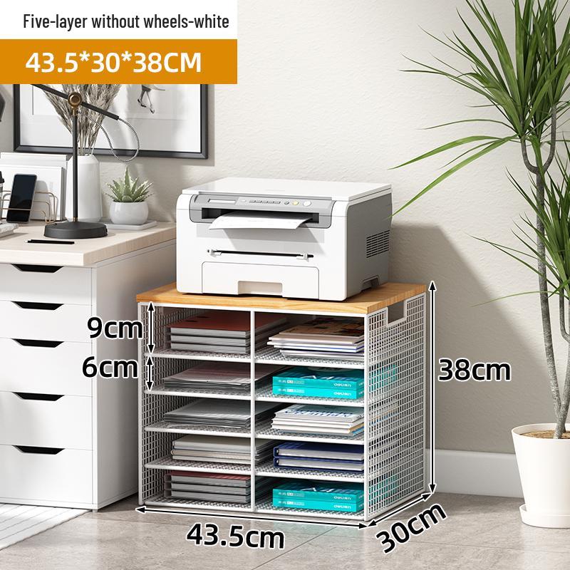 Multi-Layer Desk Organizer and File Storage Box