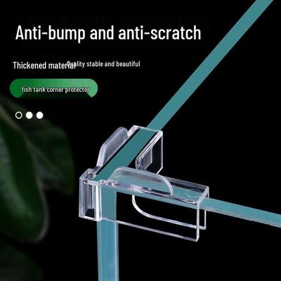 High Transparency Acrylic Corner Protector for Fish Tanks - Anti-Scratch, Anti-Bump, Triangle Design.