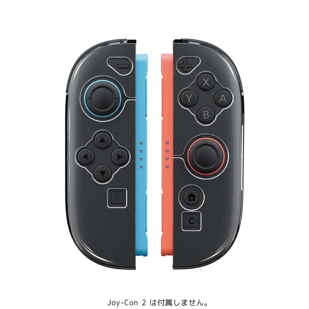 Licensed 2 TPU Cover for Nintendo Switch Clear [Nintendo Product] Joy-Con 2,