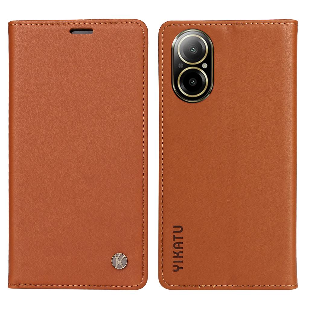 YIKATU YK-001 For Realme C67 4G Case Shockproof Leather Wallet Phone Cover