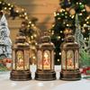 Luminous Santa Claus Music Box Lantern: Festive Christmas Decor Gift