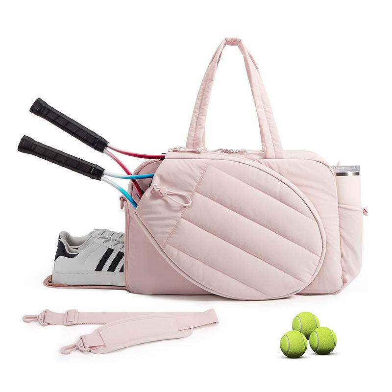 Badminton Tennis Pickleball Sports Bag, Gym Training Storage Duffle Bag For Men Women