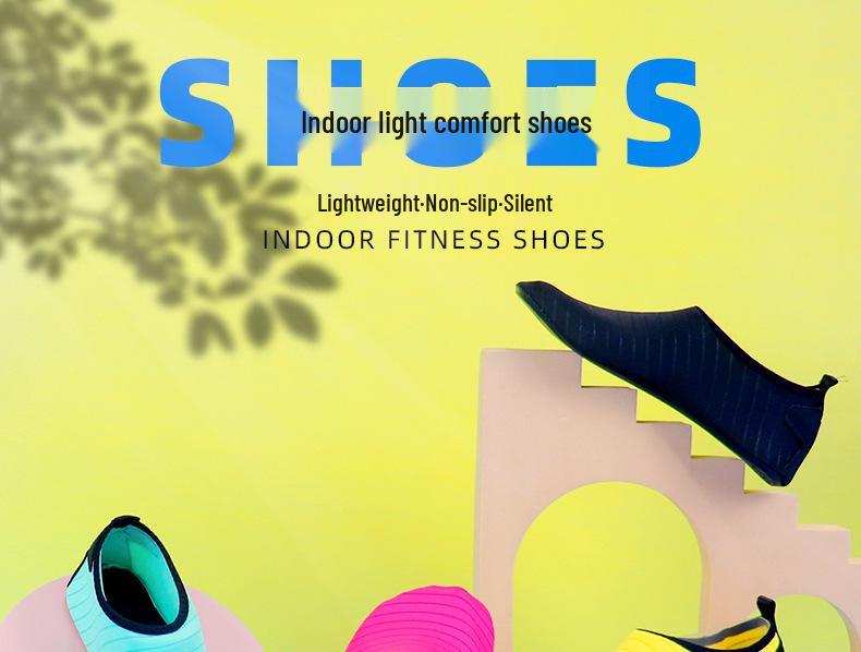 Zapatillas Deportivas Ligeras Antideslizantes para Interior para Mujer con Absorción de Impactos para Yoga, Saltar a la Cuerda, Cinta de Correr y Entrenamiento Fitness