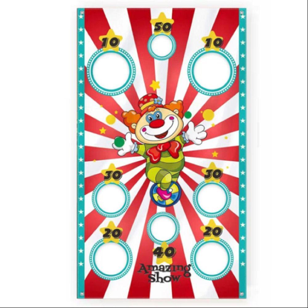 Werfen Wurfsäckchen Wurfspiel Karnevalsspiele Sandsack Banner Spielzeug Für Erwachsene Kinder