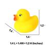 10Pcs Baby Infants Bath Shower Tub Inflatable Floating Toy Rubber Squeaky Ducks