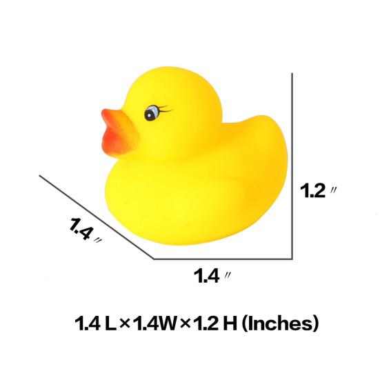 10Pcs Baby Infants Bath Shower Tub Inflatable Floating Toy Rubber Squeaky Ducks