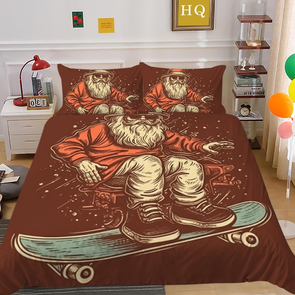 

Наволочка из полиэстера с 3D-печатью, пододеяльник, набор из двух или трех предметов AU Double 180*210