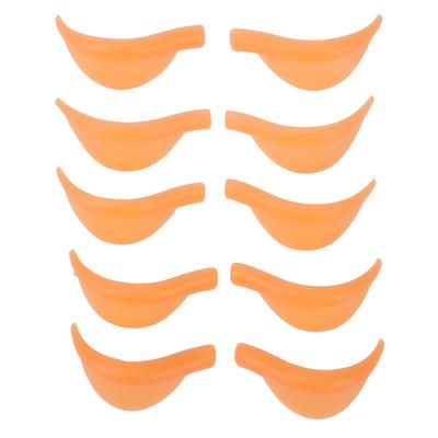 5 Pairs Silicone Eyelash Perming Curler 5 Sizes Reusable Soft Lash Lift Shields Rods for Beauty