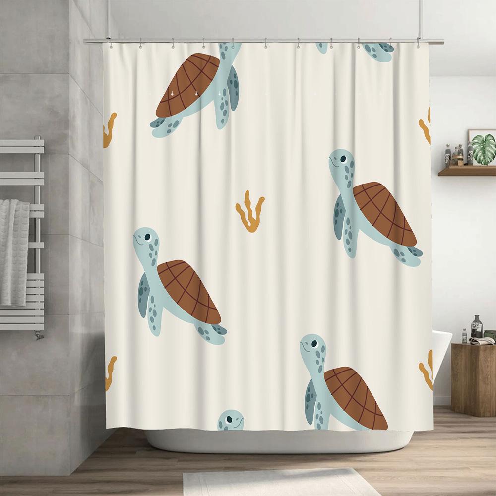 Home Duschvorhänge für Badezimmer Wasserdichter Stoff Modern Nordischer Stil Badezimmervorhänge Duschvorhang 180X200