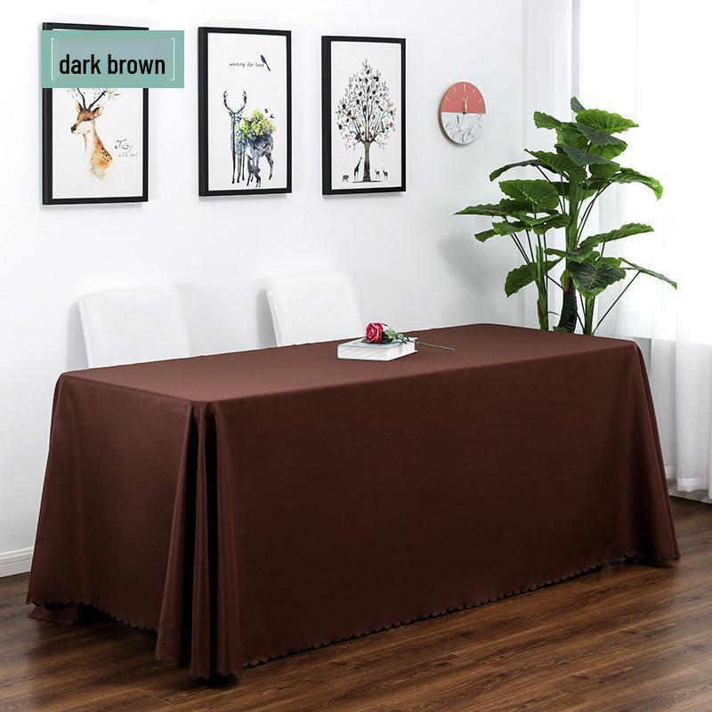 

Logo Print Tablecloth for Events and Exhibitions - Square Solid Color 120x160 cm