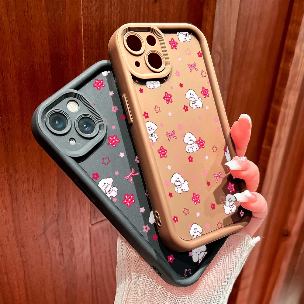 Soft Silicone Square Ladder Printing Pattern Phone Casing Full Cover Camera Shockproof Protection Rubber Case for OPPO Realme