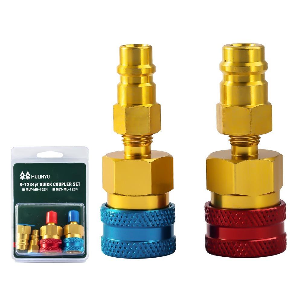 Zinc Alloy Quick Fitting Connector Kit Quick Coupler Adapter  Automotive Refrigeration