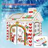 3D DIY Cardboard House Painting Kit - Christmas Puzzle Toy for Children's Early Education