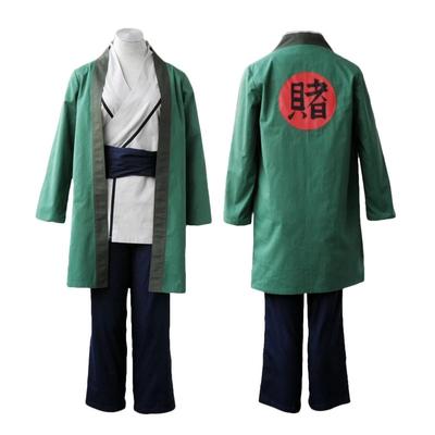 SCIONE Anime Cartoon Tsunade Cosplay Kostým Uniform Party Halloween Zelené kimono celá sada