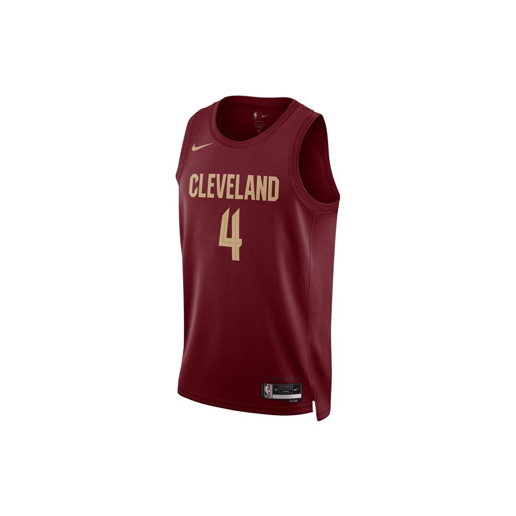 Nike Cleveland Cavaliers Digital Letter Print Crew Neck Tank Top Men Tops Red DN2001-680
