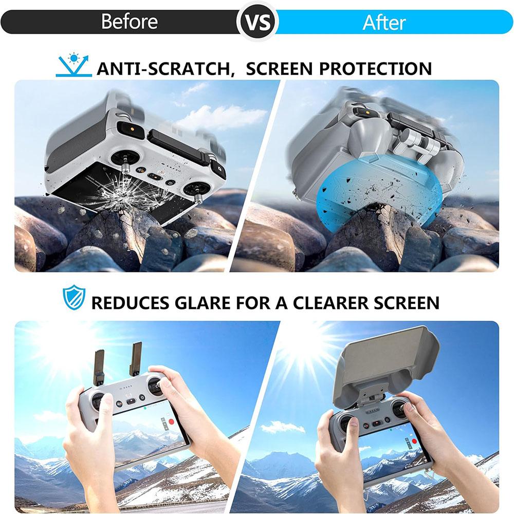 RC Controller Protector Sun Hood Sunshade Cover For DJI Mini 3 Pro