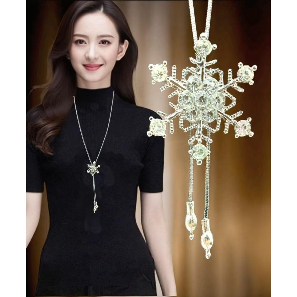 Sweater Chain Long Necklace Light Luxury High Sense Versatile Fringed Jewelry Accessories Pendant