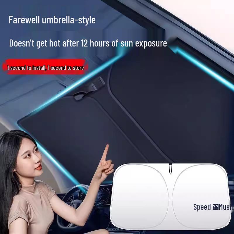 Car Sunshade Windshield Curtains - Heat Insulation & Summer Cooling