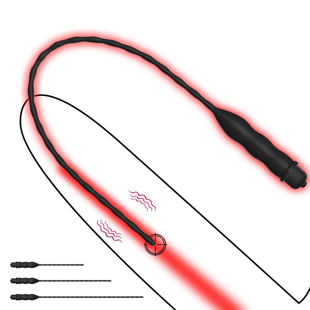 10 Frequency Urethral Vibrator Catheter Dilator Horse Eye Stimulator Sounding Penis Plug Insert 36mm Sex Toy for Men Masturbator