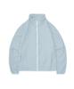 To With Tuewid Light Weight Fleece Set Up Zip Up In Powder Blue