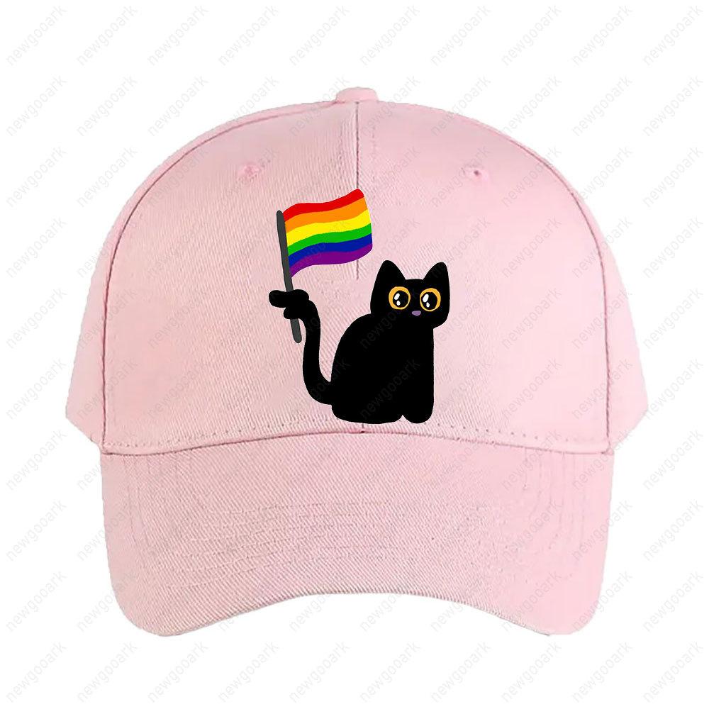 

Pride Cat Cap Women Unisex Adult Casual Adjustable Printed Baseball Caps Trucker Cap Adjustable