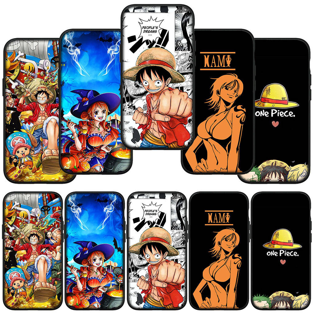 for Samsung Galaxy S25 S24 S23 iPhone 17 16 15 Xiaomi Redmi Note 14 13 12 11 Plus Pro Max A57 Phone Case Poster Nami One Piece Luffy OPPO Huawei Cover