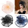 Antique Feathered Fascinator Headbands for Women Costume Accessories for Wedding and Special Occasion Dressingup Props