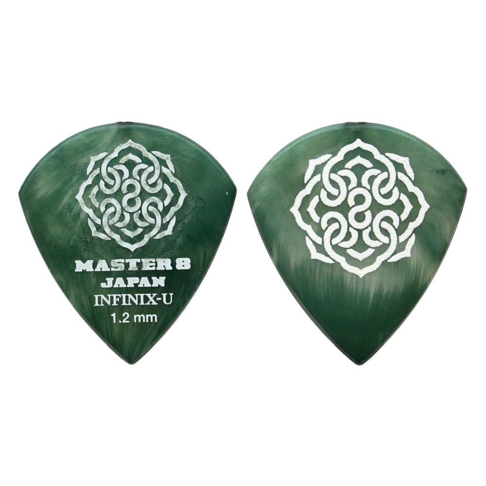 

MASTER 8 JAPAN IFU-JZ120 INFINIX-U JAZZ with Hard Grip 1.2mm Guitar Picks x 10