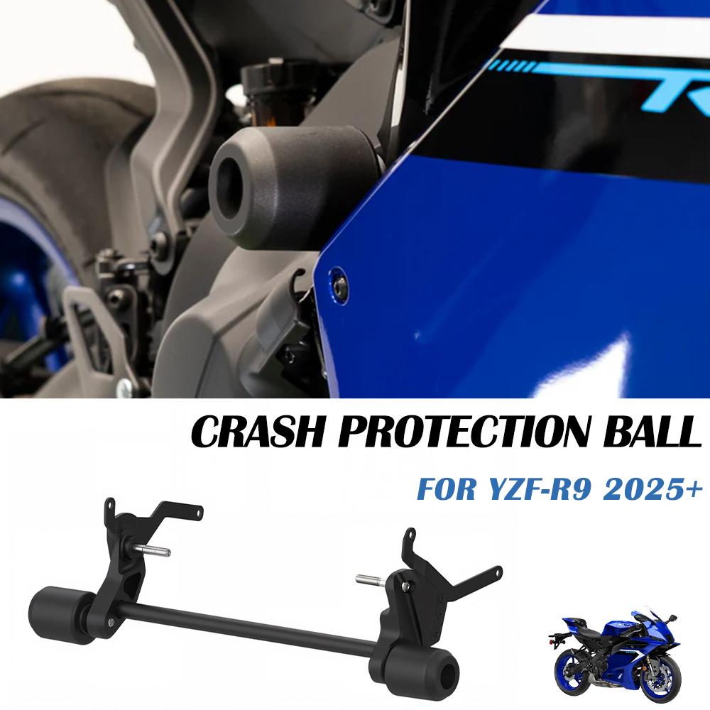 For YZF-R9 2026 YZF R9 2025 YZFR9 Motorcycle Falling Protection Frame Sliders Fairing Guard Anti Crash Pad Protector
