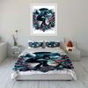 Futuristic scooter rider design. Bedding sets Duvet cover sets Duvet covers Pillowcases(1*Duvet Cover 2*Pillowcases without duvet insert)
