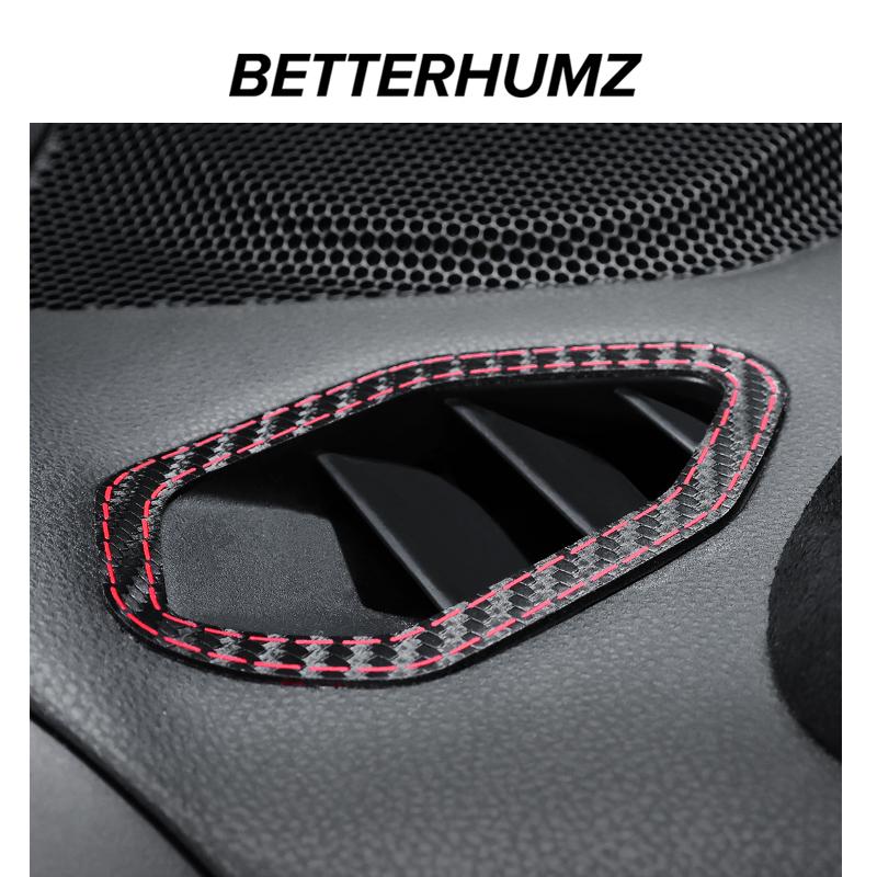 Betterhumz Pour Subaru BRZ/Toyota GR86 - Fabriqué en Alcantara Autocollants de Garniture d'Évent de Tableau de Bord de Voiture Accessoires d'Intérieur de Voiture
