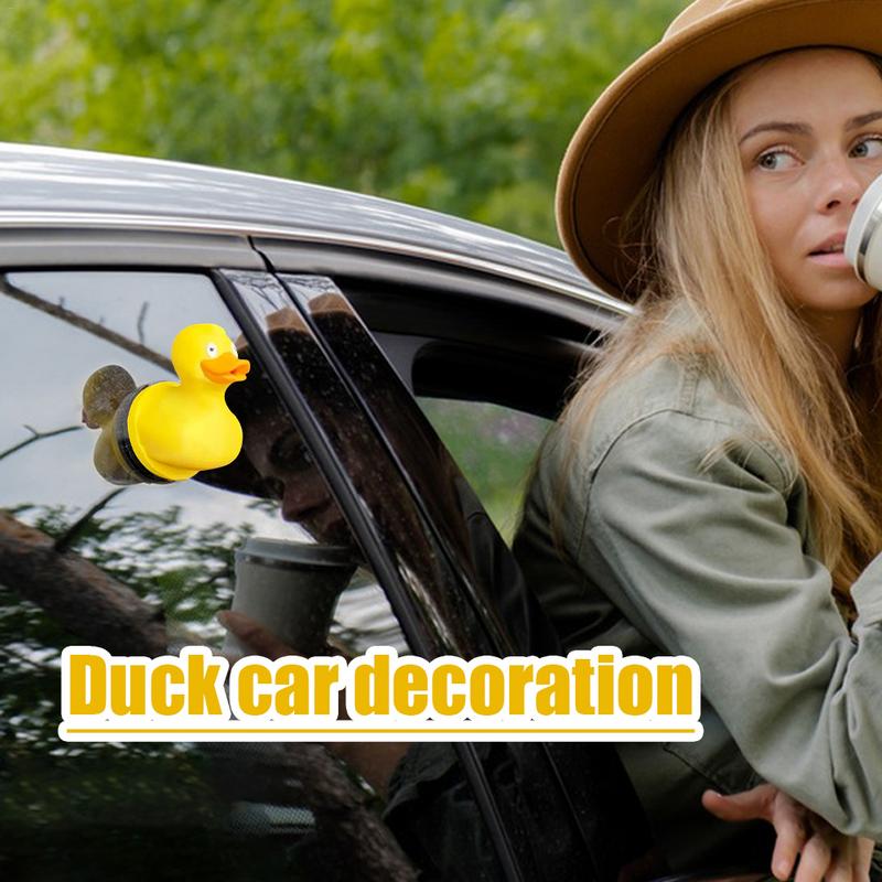 Fun Duck With Sprinkler Duck Shape Spraying Statue Decor For Car Decorative Multifunctional Car Decorations Funny Prank Props