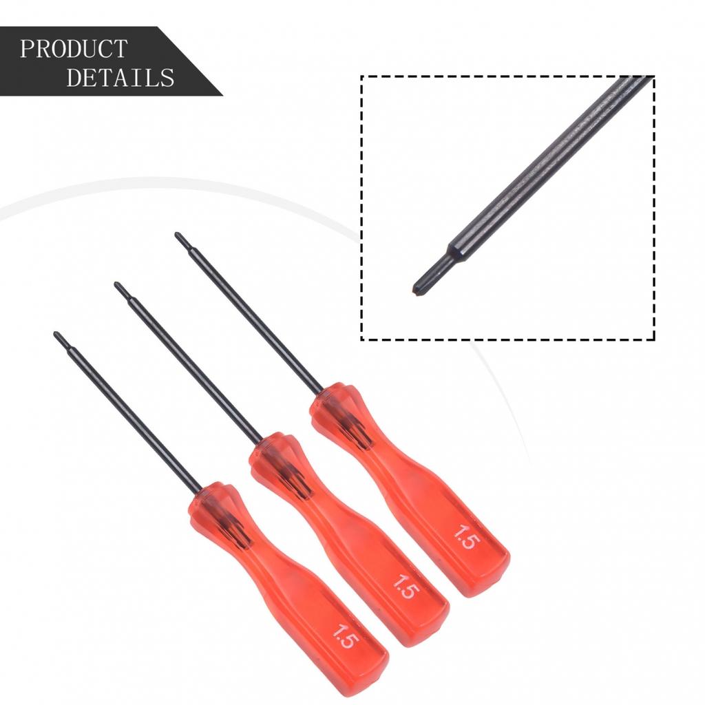 Handy 3 Pcs Tri Wing Y Tip Screwdriver Set for Nintendo Console Repair