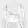 Diamond Chain Sling Female Slim Solid Color Corset Sexy Sleeveless Vest Top Female In Europe and America