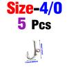 MNFT 5Pcs/Box New Carbon Steel Circle Live Shrimp Fixed Hooks for Carp Lure Fishing for River and Stream Depths