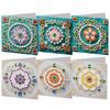 6pcs DIY Rhinestone Diamond Art Mosaic Postcards Diamond Art Handmade Cards Creative Christmas Birthday & Thanksgiving Card Kits