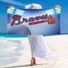 Atlanta Braves Print Beach Towel, Large Soft Quick Dry Towel for Beach Camping Swimming