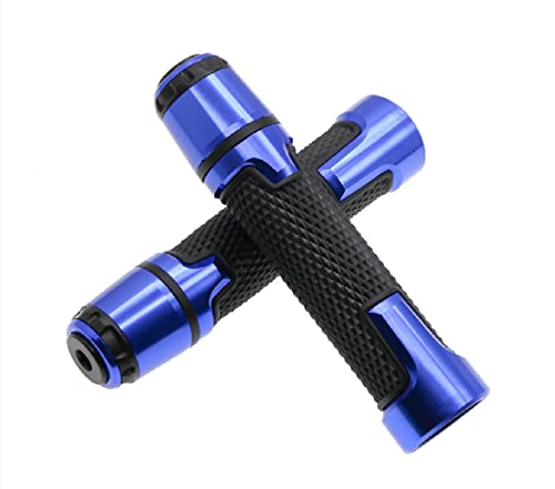 

Мотоциклетные накладки на ручки руля Алюминиевый металлический цвет Универсальные (синий)