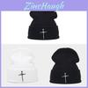 Punk Style Knitted Hat With Embroidery For Streetwear And Autumn Fashion