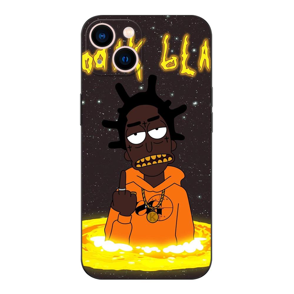 Black Tpu Case For Samsung Galaxy A03 SM-A035 A03 Core A03S A13 A23 LTE A33 A53 A73 4G 5G Rapper Kodaks