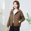 Women's Spring Autumn Winter Loose Thickened Warm Jacket Short Hooded Jacket Thin Top