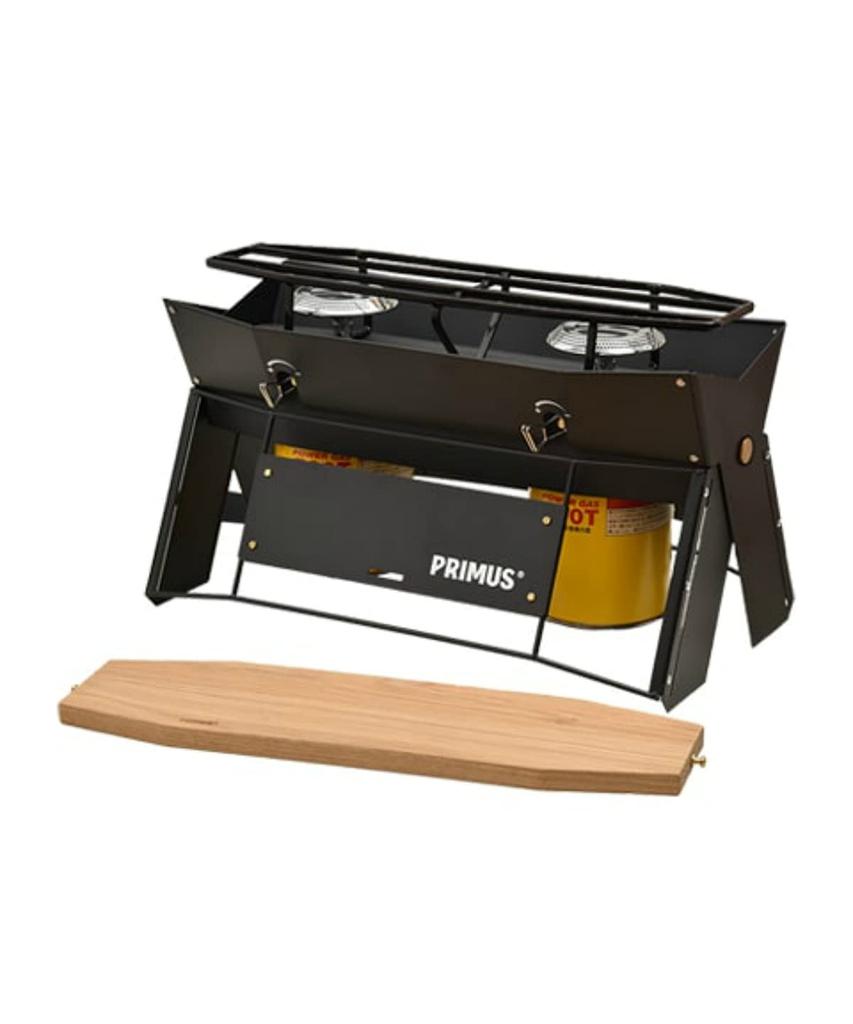 PRIMUS P-COJ Onja (Black) Two-Burner Stovetop for Camping and Outdoors