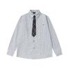 Autumn Japanese Retro Pocket Small Label Decorative Plaid Versatile Men's and Women's College Style Loose Long-sleeved Shirt