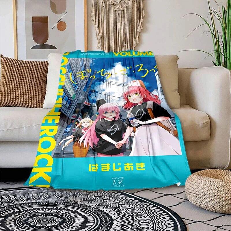 Lonely Rock Cartoon Plush Bed Throwing Cartoon Picnic Thin Blankets Modern Flannel Blanket Cover Gedruckt Bettdecke Geschenk