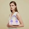 Durable Silicone Handbag Washable Toiletry Organizer Tote Underarm Purse Bow Mini Tote  Sweet Girls