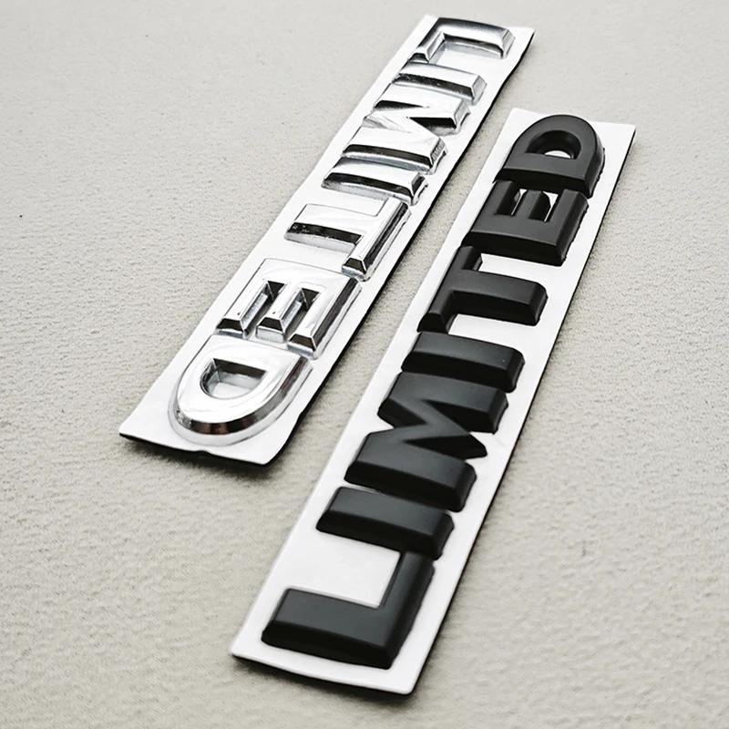 3D Metal Car Letters 4X4 LIMITED Logo Emblem Trunk Badge Stickers For Jeep Grand Cherokee Overland Compass Wrangler Accessories Uy1