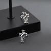 Cross Stud Earrings Niche Fashion Design High Sense Trend Personality Versatile Cool Men's Ear Jewelry