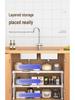 Retractable Kitchen Sink Organizer: Multi-Functional Layered Storage Shelf