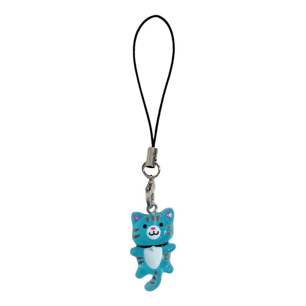 Unique Cat Keychain Cute Resin Designs Fashionable Bag Charm Resin Texture for Fashion Lovers and Animal Enthusiasts