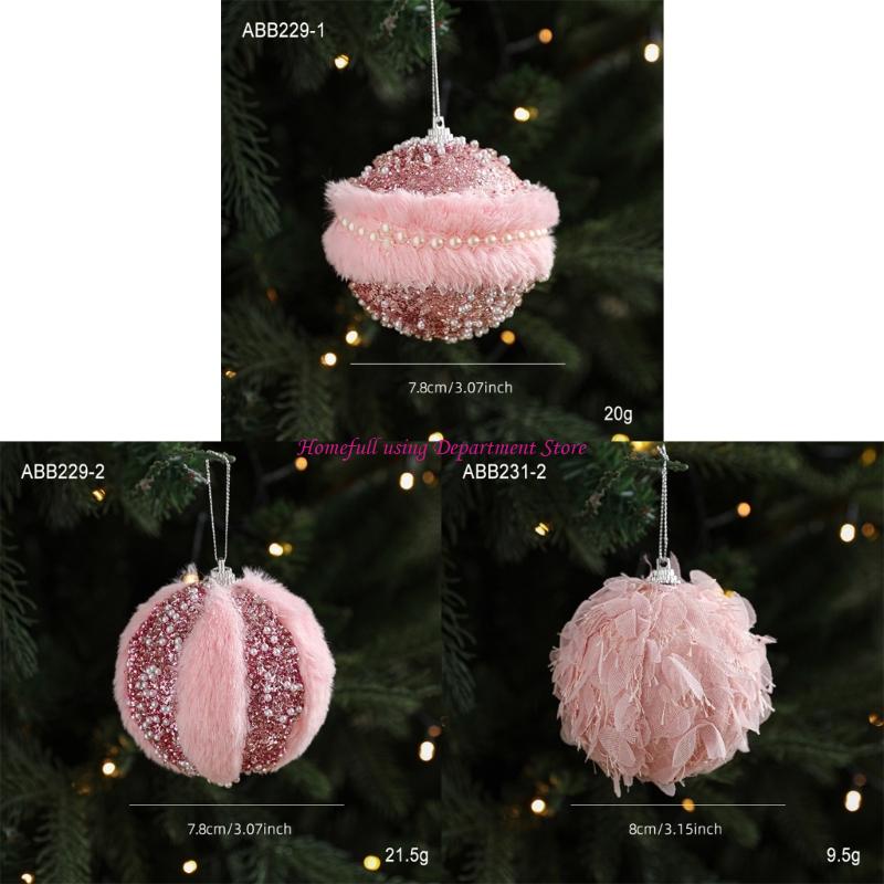 Portable Floral Christmas Ball Ornament Foam Materials For Seasonal Celebration